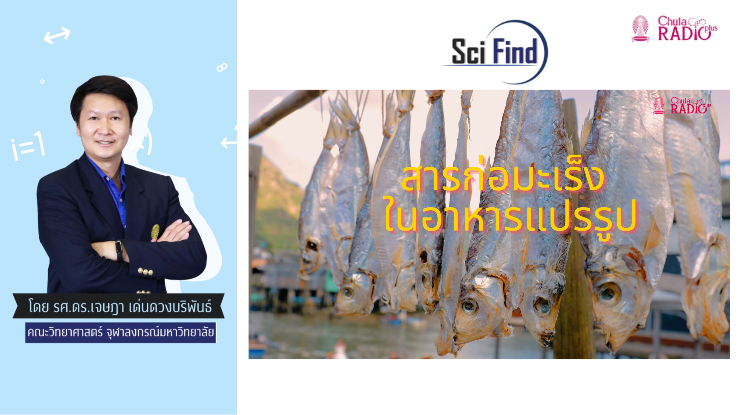 ปลาเค็มไม่ใช่แค่ของอร่อย กินบ่อยๆ เสี่ยงมะเร็ง| Scifind EP112