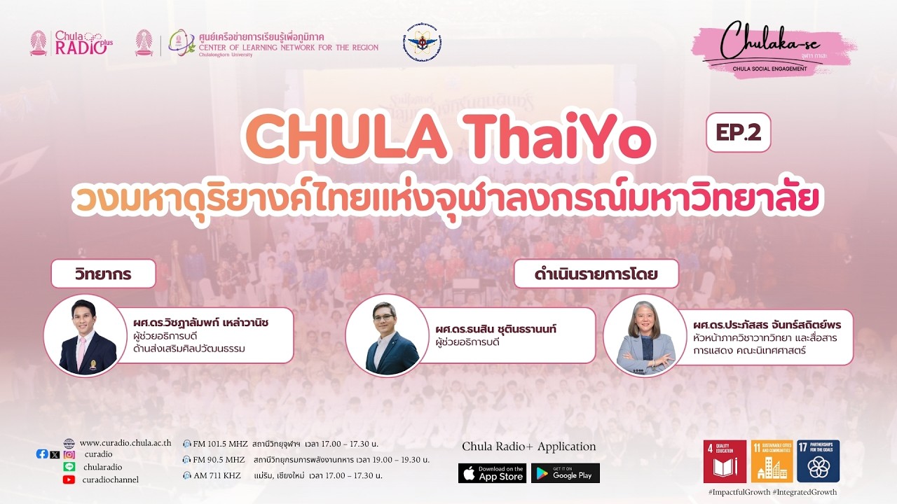 CHULA ThaiYo Ep.2 | ดนตรีไทยในมุมใหม่จากวงมหาดุริยางค์ไทย จุฬาฯ