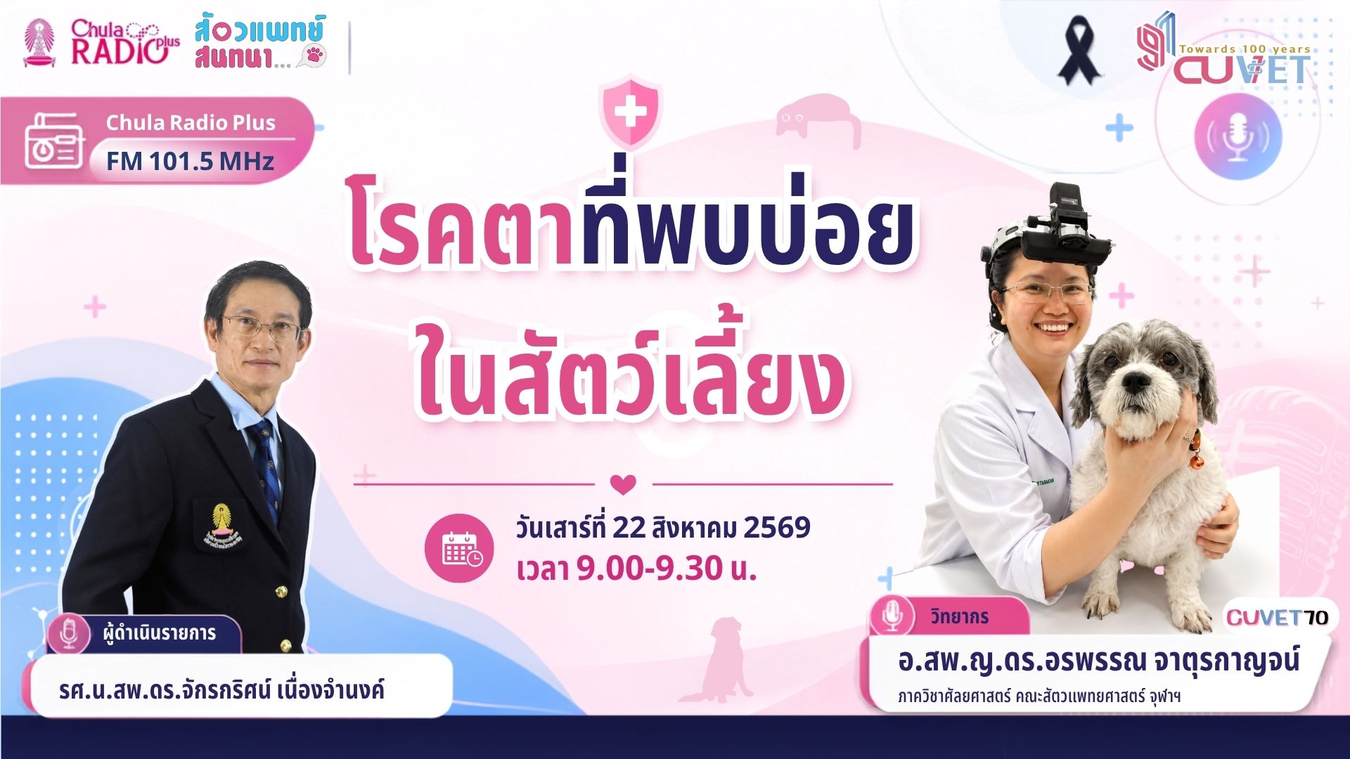 โรคตาที่พบบ่อยในสัตว์เลี้ยง