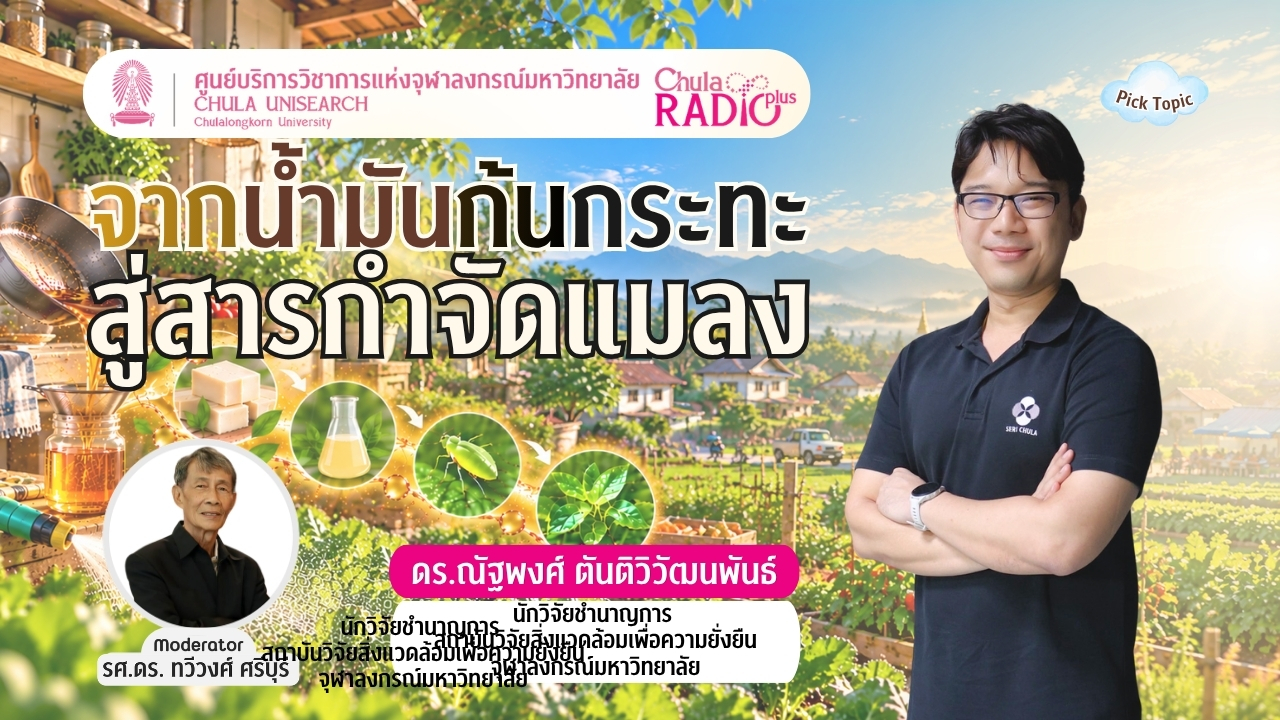 จากน้ำมันก้นกระทะ สู่สารกำจัดแมลง